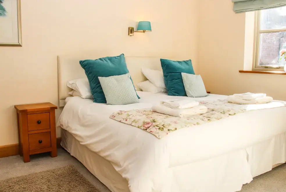 Bedroom at Milking Parlour Country Retreat, Shropshire Hills