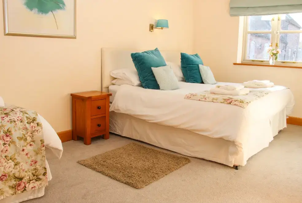 Bedroom at Milking Parlour Country Retreat, Shropshire Hills