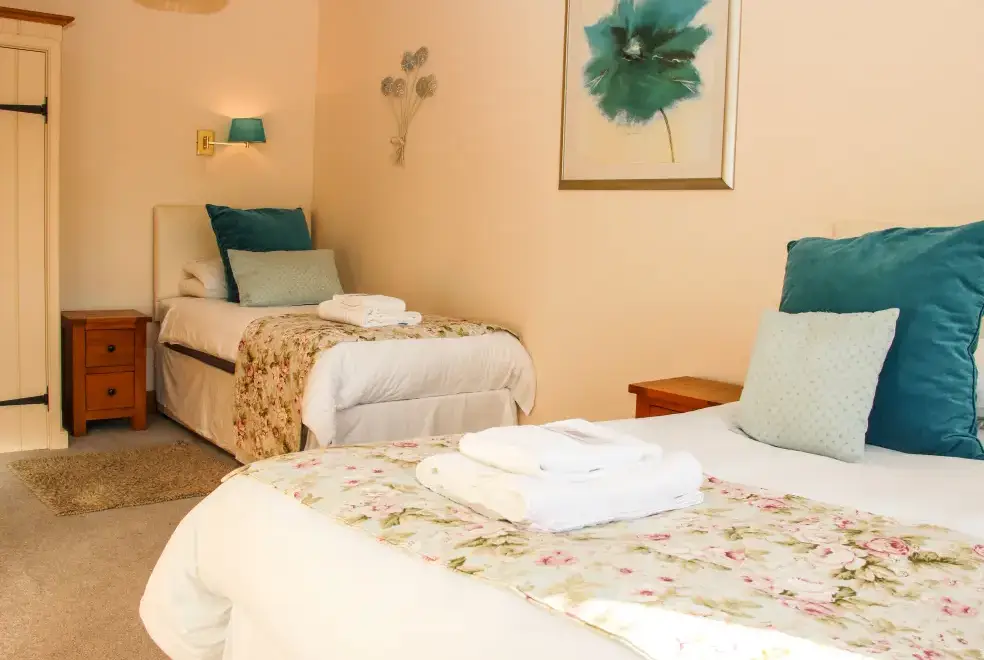 Bedroom at Milking Parlour Country Retreat, Shropshire Hills