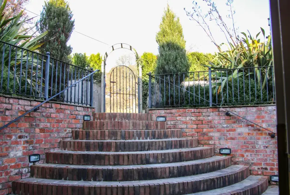 Garden at Milking Parlour Country Retreat, Shropshire Hills