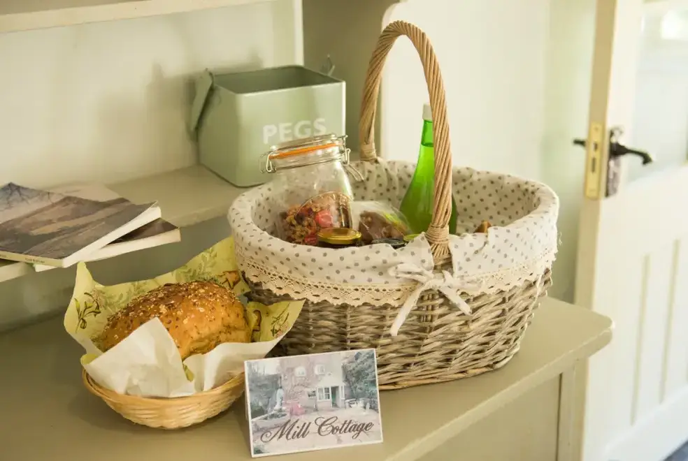 Farmhouse style kitchen at Mill Cottage