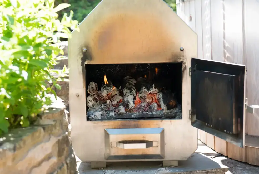 Firepit at Mill Cottage