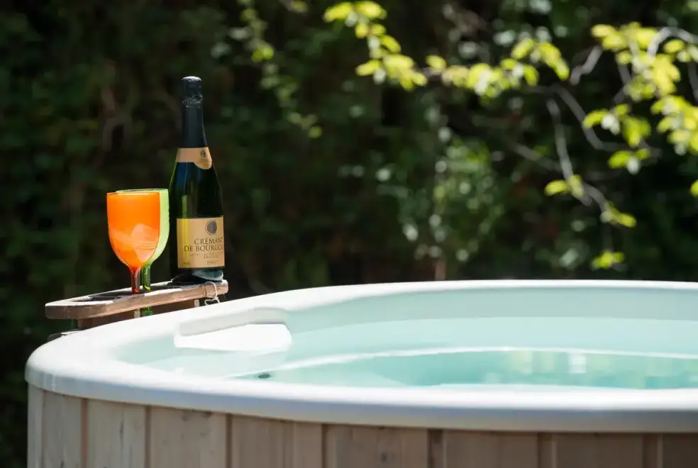 Private Hot Tub at Mill Cottage