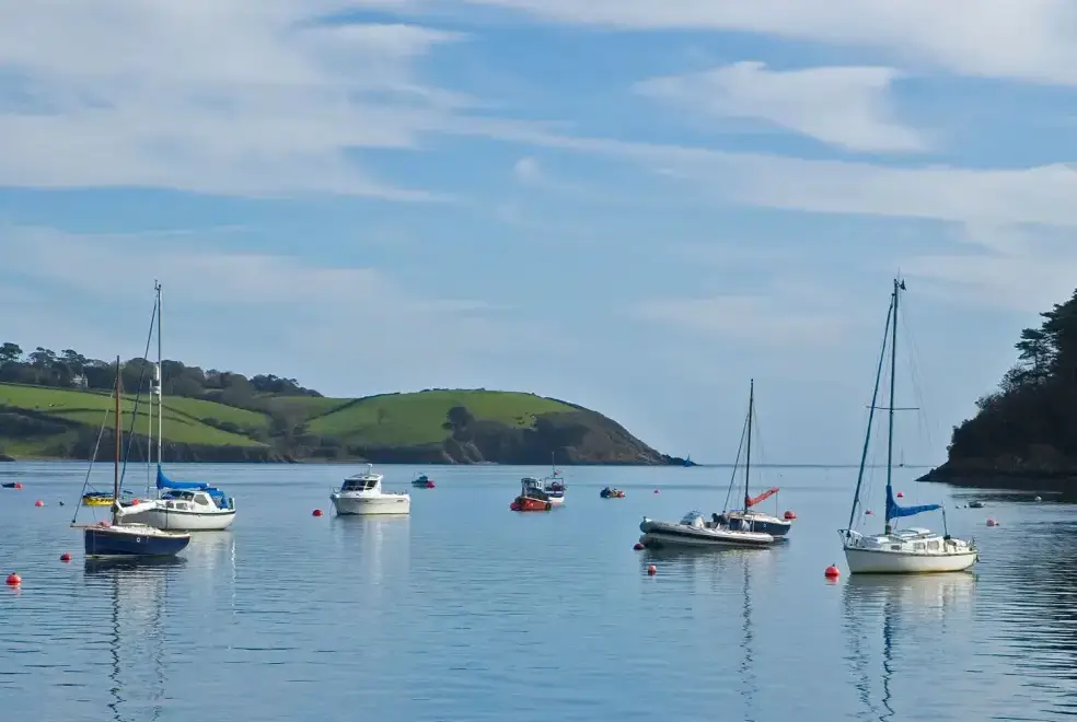Sev view at Mill House, Boskensoe Barns