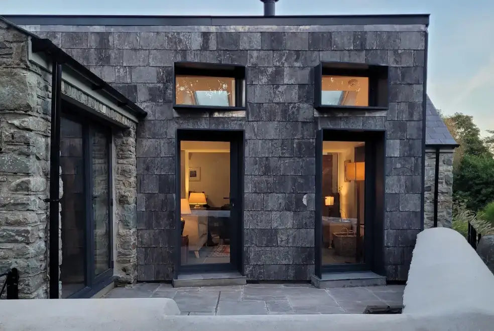 Patio area at Mill Lodge