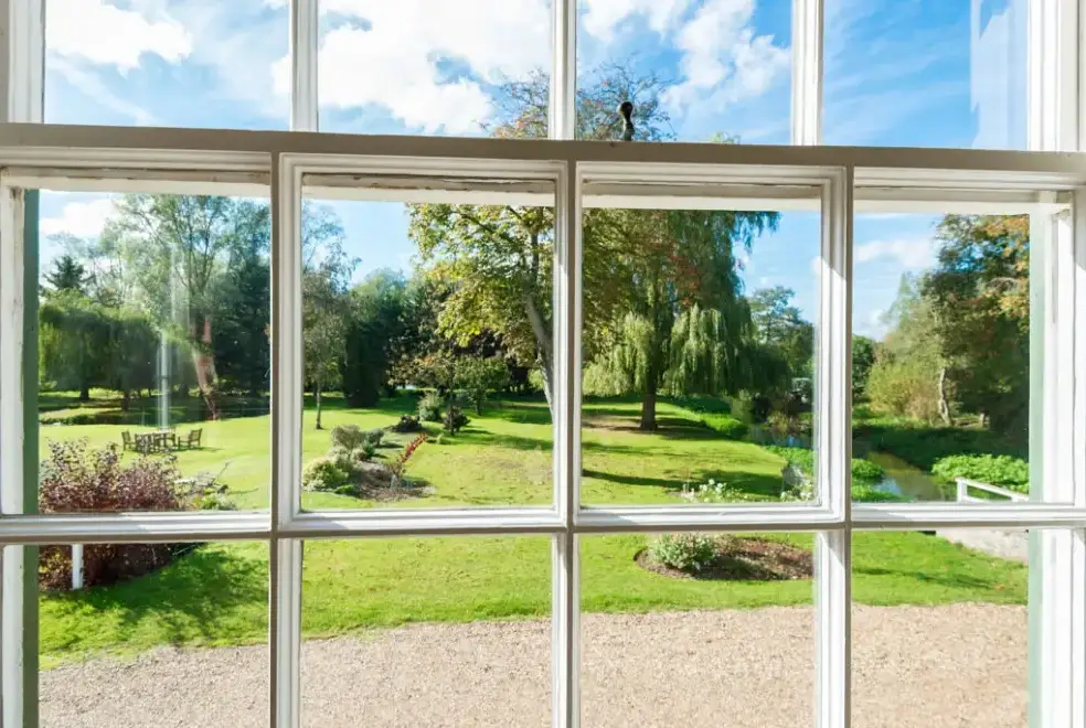 Countryside views at Millers House at Mendham Mill