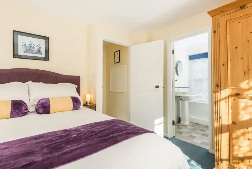 Bedroom at Millers House at Mendham Mill