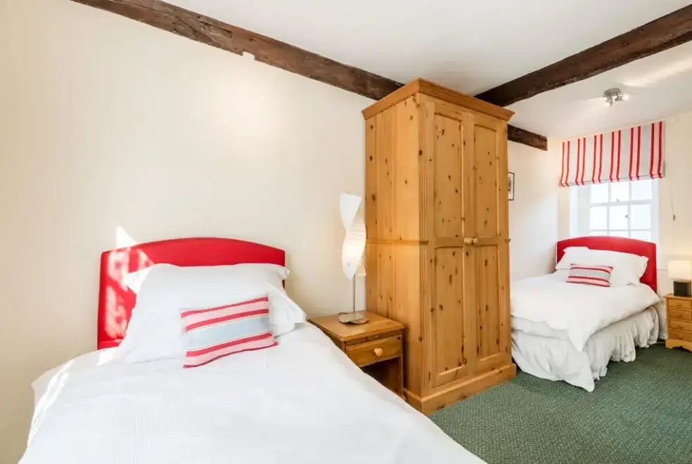 Bedroom at Millers House at Mendham Mill