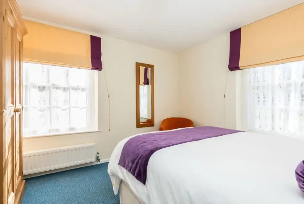 Bedroom at Millers House at Mendham Mill