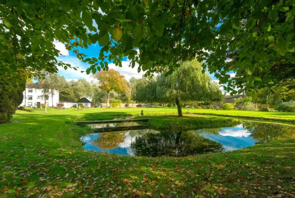 Countryside views at Millers House at Mendham Mill