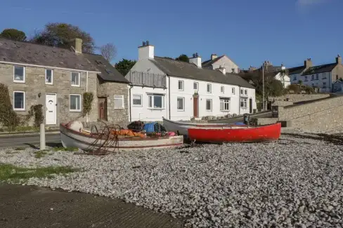 Coastal scenes near Monarfon, Anglesey