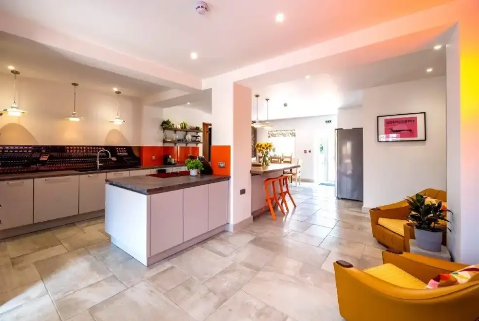 Kitchen/diner at Monnow Valley Studio