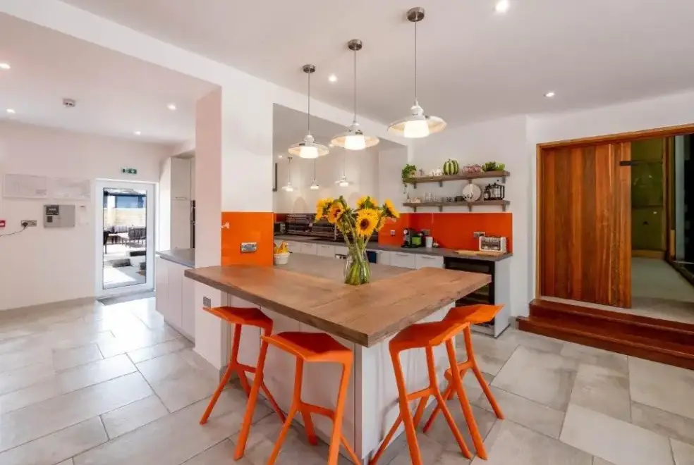 Kitchen/diner at Monnow Valley Studio