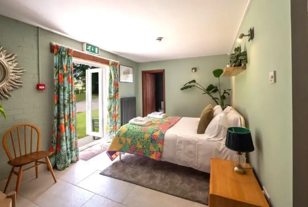 Bedroom at Monnow Valley Studio