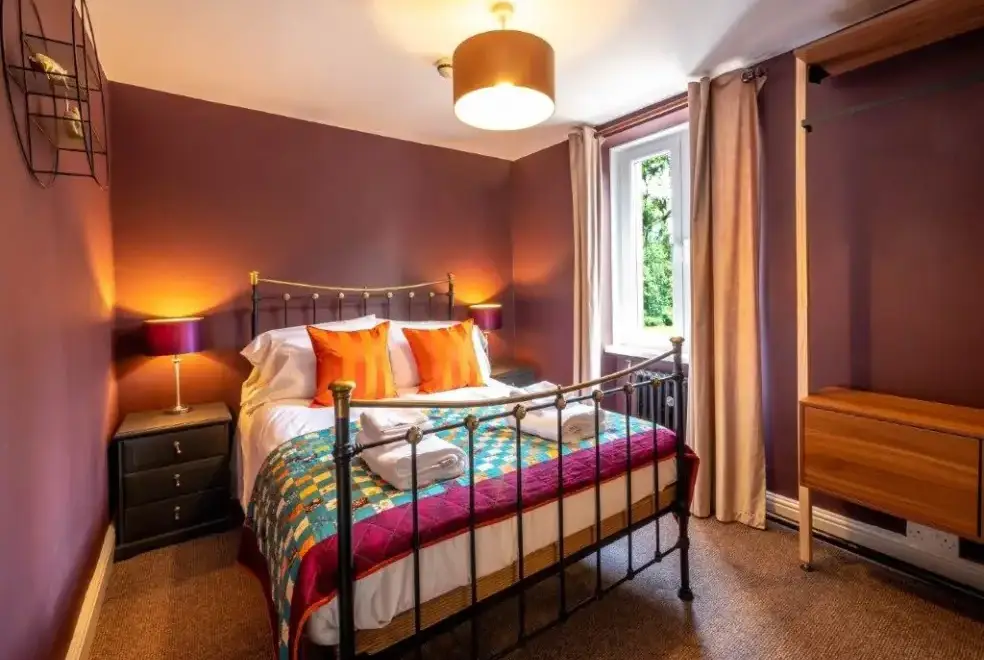 Bedroom at Monnow Valley Studio