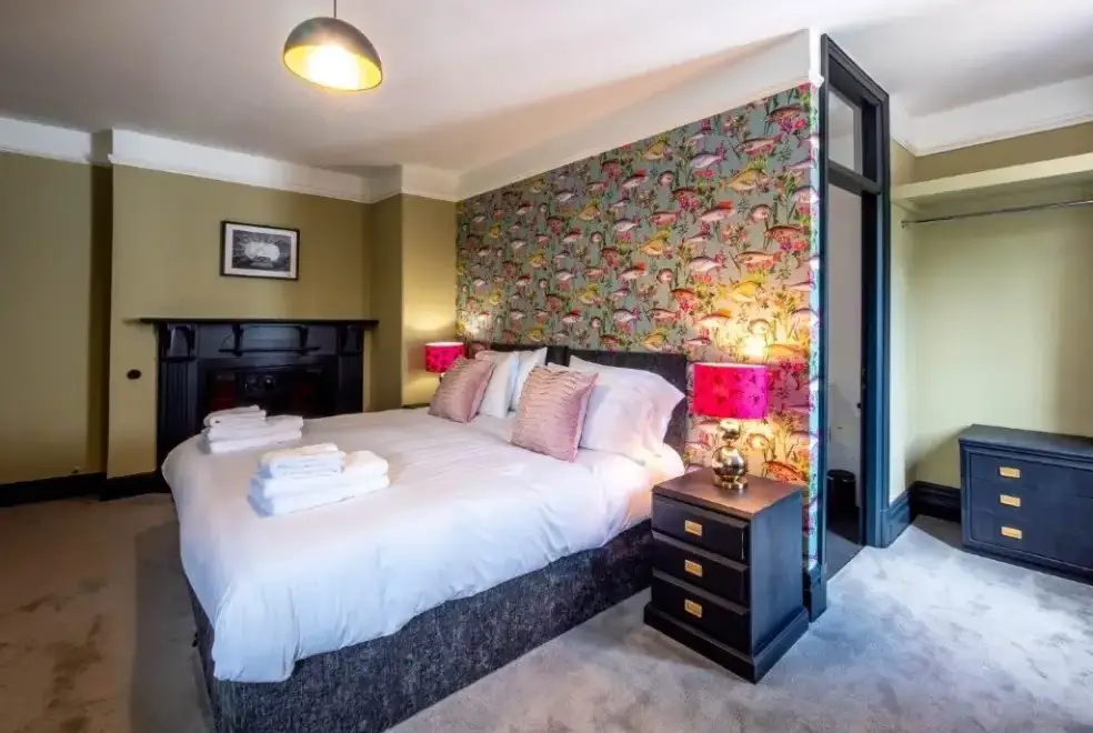 Bedroom at Monnow Valley Studio