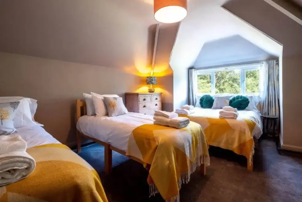 Bedroom at Monnow Valley Studio