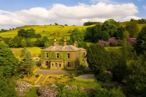 Countryside views at Moorlands Manor, Lancashire