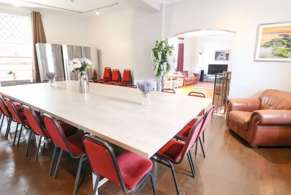 Dining room at Mountain View House