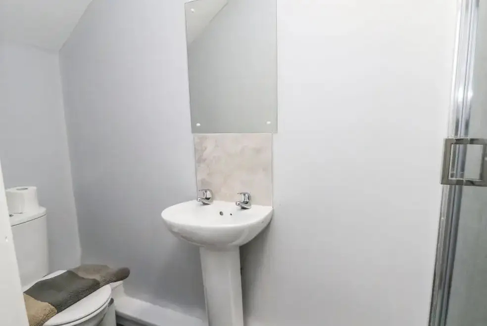 Shower room at Mountain View House