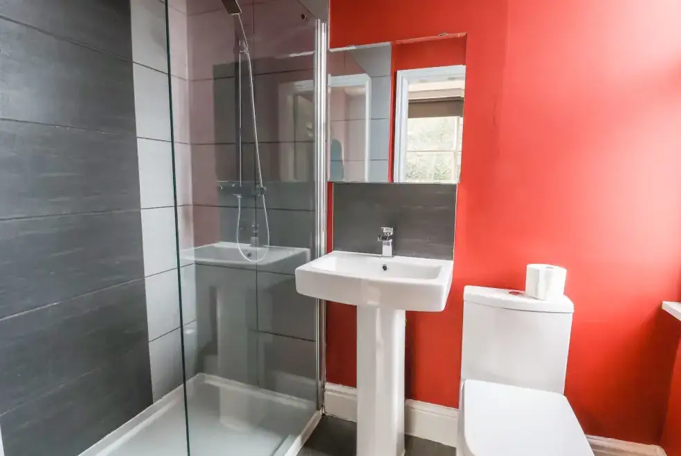 Shower room at Mountain View House