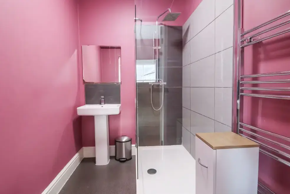 Shower room at Mountain View House