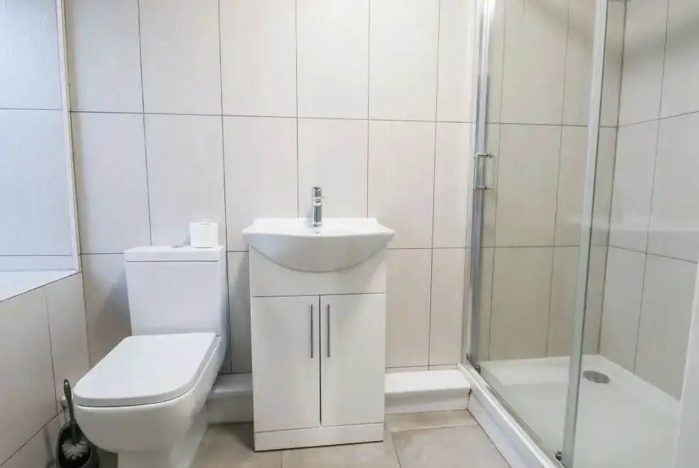 Shower room at Mountain View House