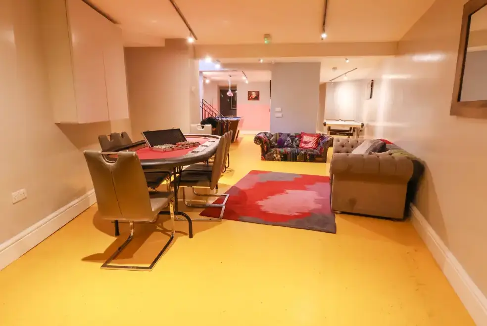 Games Room at Mountain View House