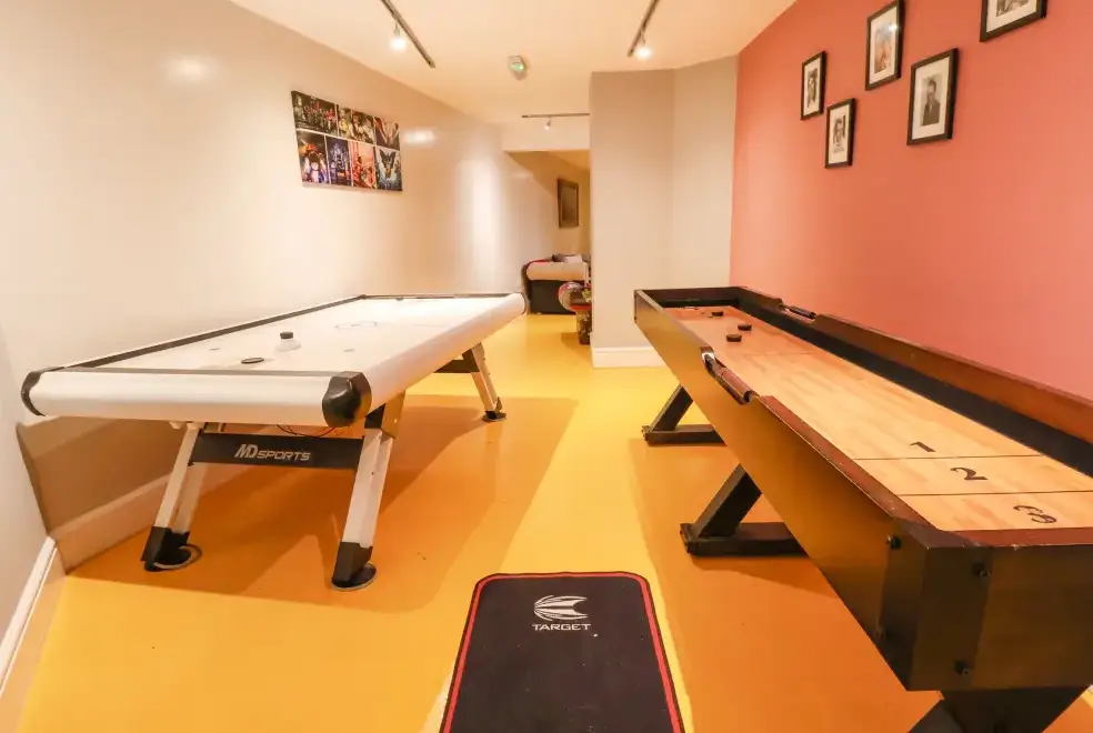 Games Room at Mountain View House