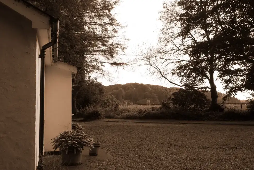 Countryside views at Mr McGregors' Cottage