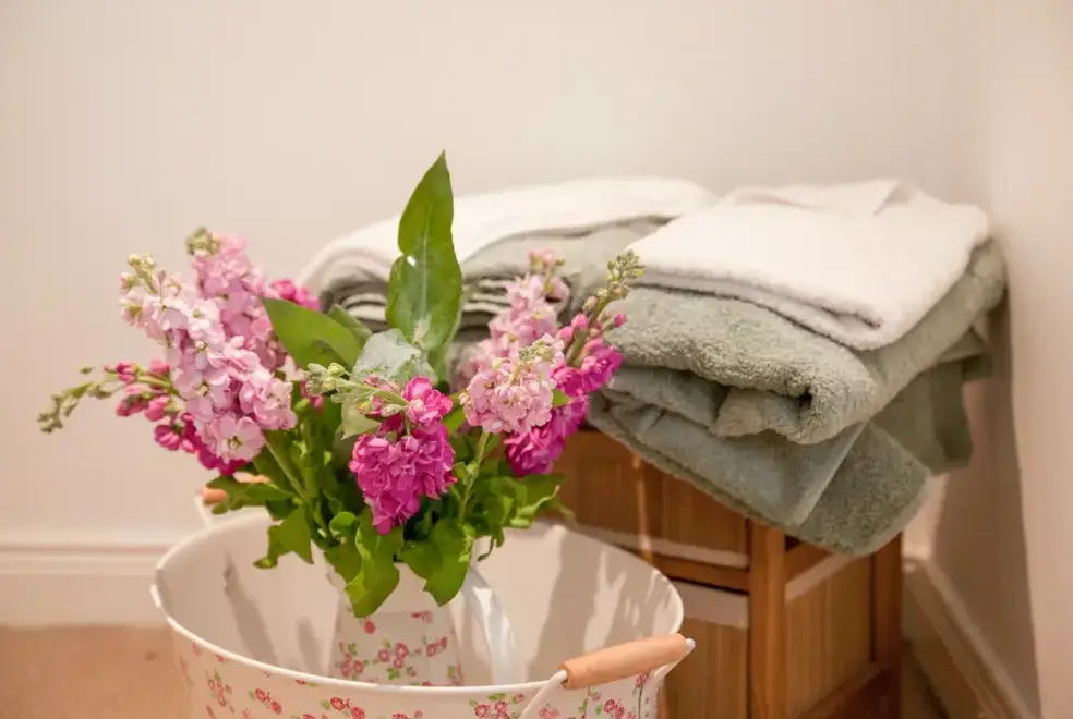 Ensuite bathroom at Mr McGregors' Cottage
