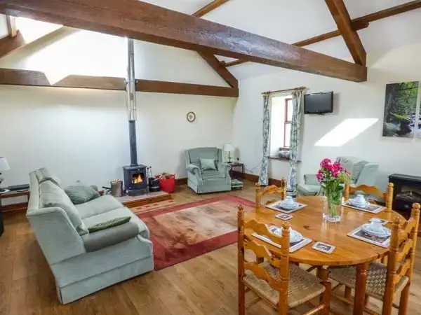 Open plan living area at Muncaster View