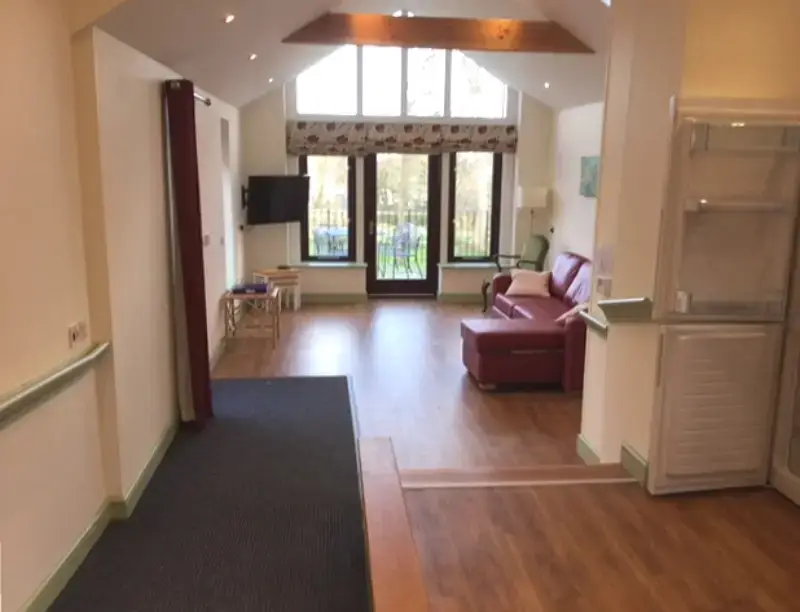 Open plan living area at Myrtle House Old Farmhouse and Annexe