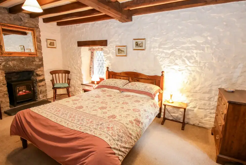 Bedroom at Nant Cottage