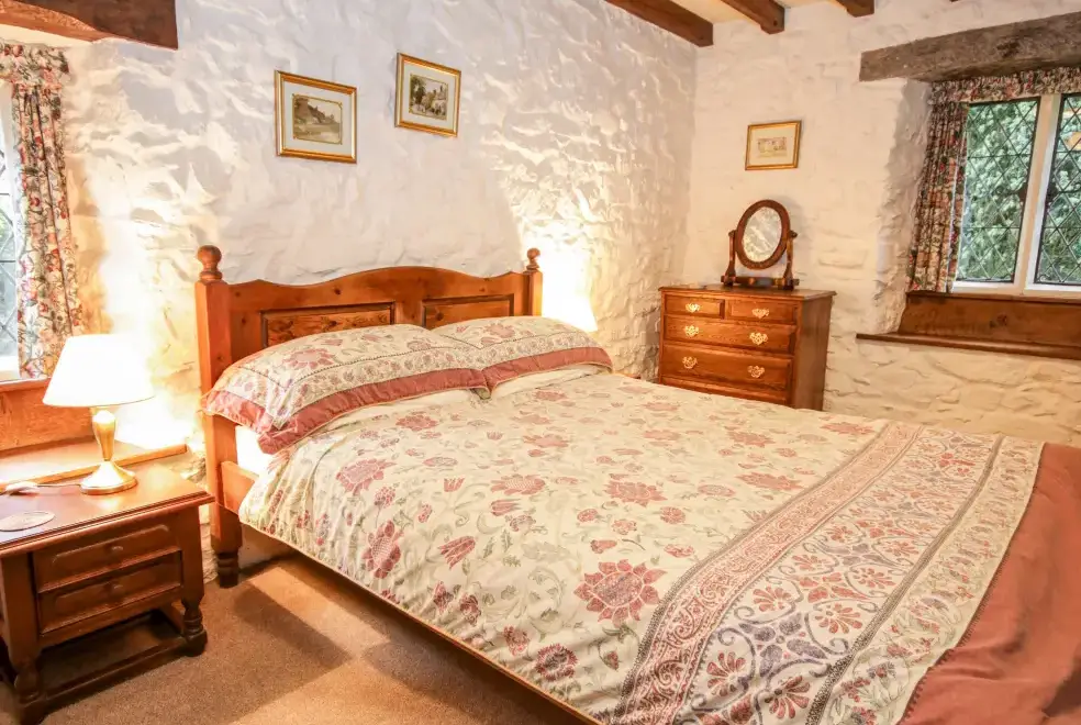 Bedroom at Nant Cottage