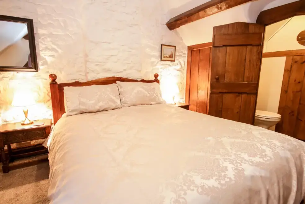 Bedroom at Nant Cottage