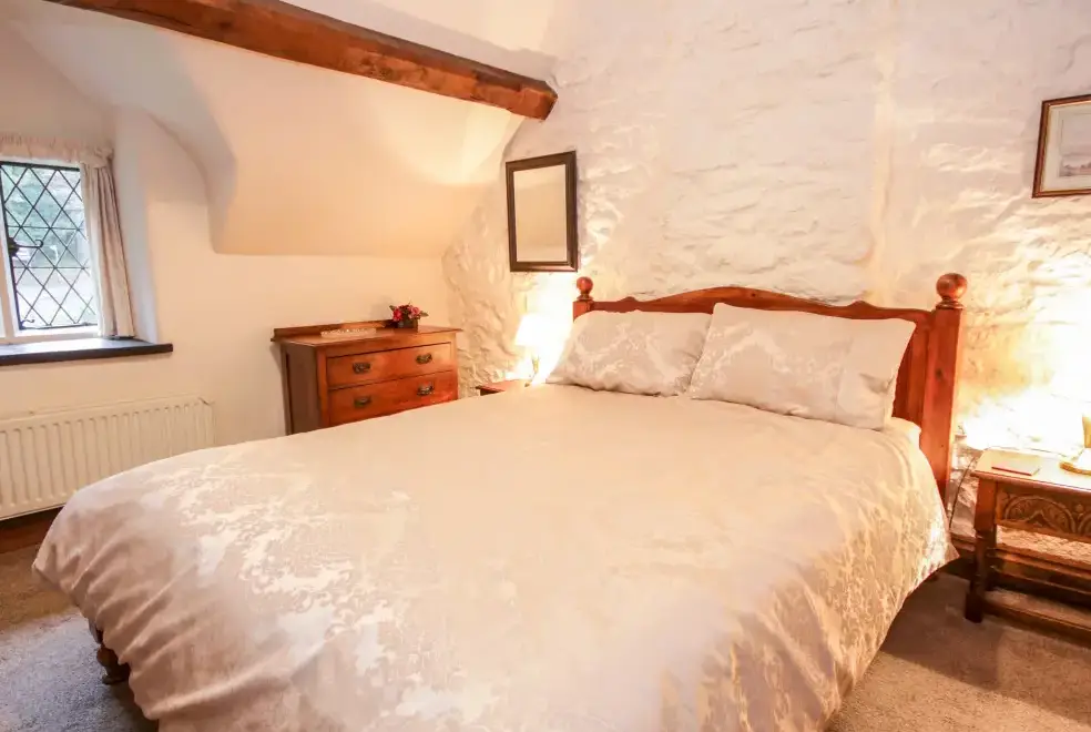 Bedroom at Nant Cottage
