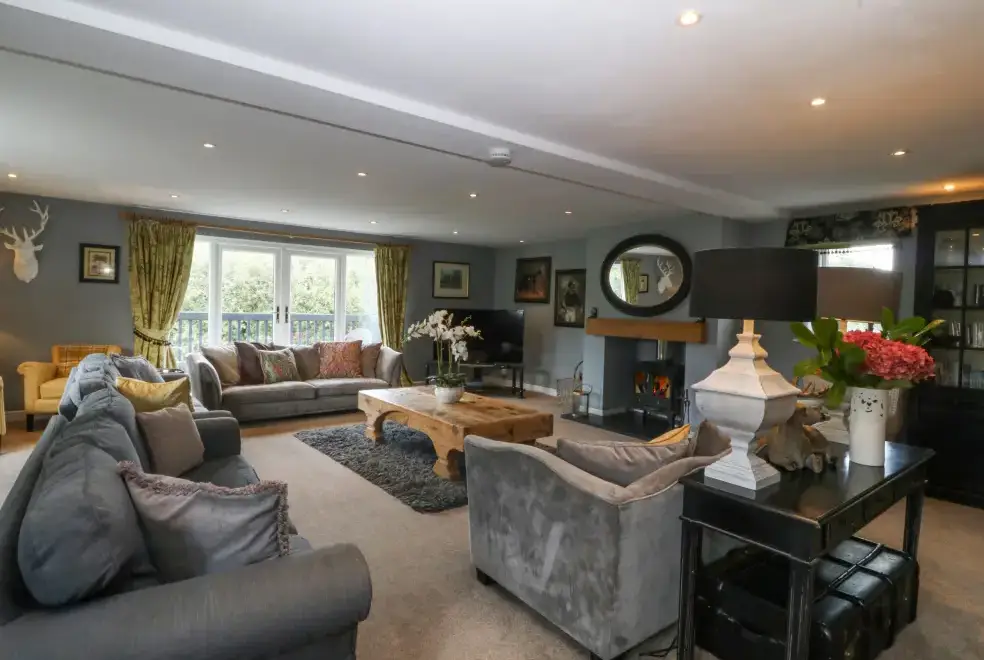 Lounge at Nant-yr-Rhedyn