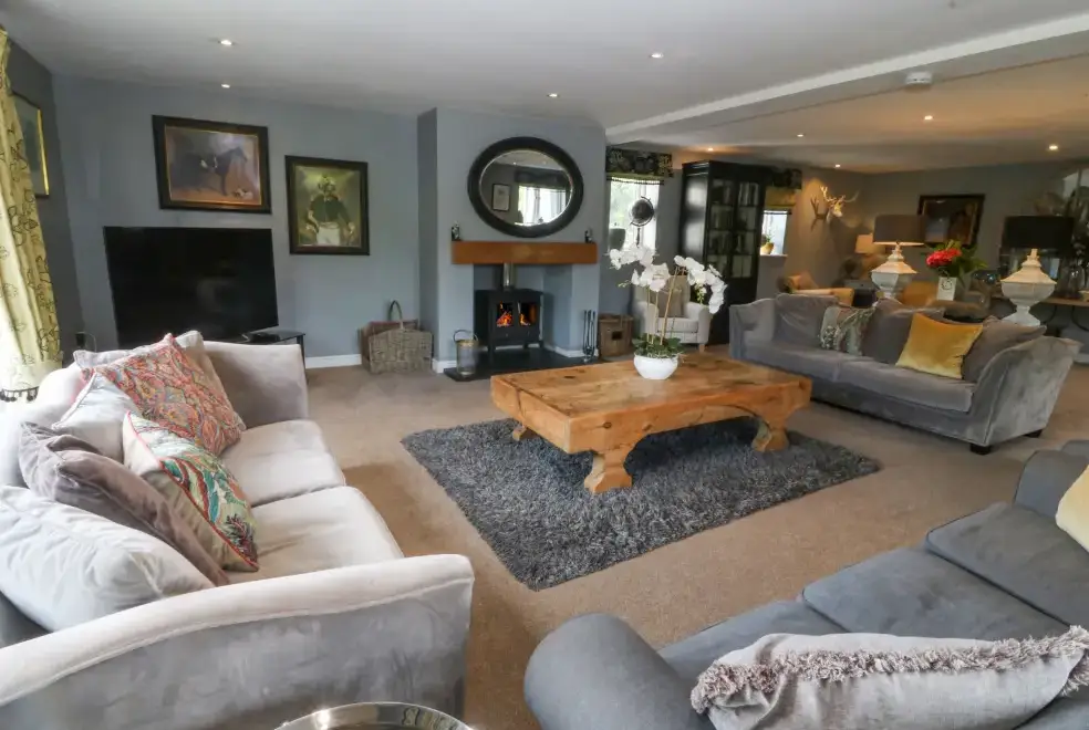 Lounge at Nant-yr-Rhedyn