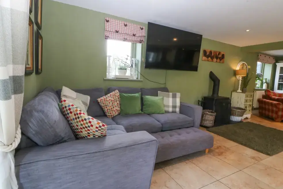 Lounge at Nant-yr-Rhedyn