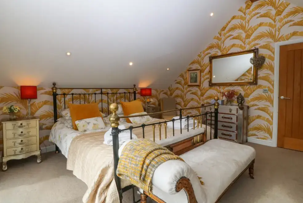 Bedroom at Nant-yr-Rhedyn