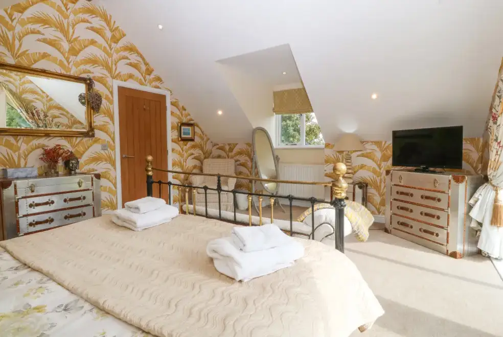 Bedroom at Nant-yr-Rhedyn