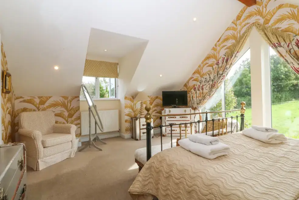 Bedroom at Nant-yr-Rhedyn