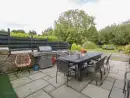 Patio area at Nant-yr-Rhedyn - thumbnail photo