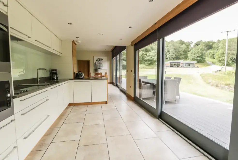 Kitchen/diner at Neddy Cut Lodge