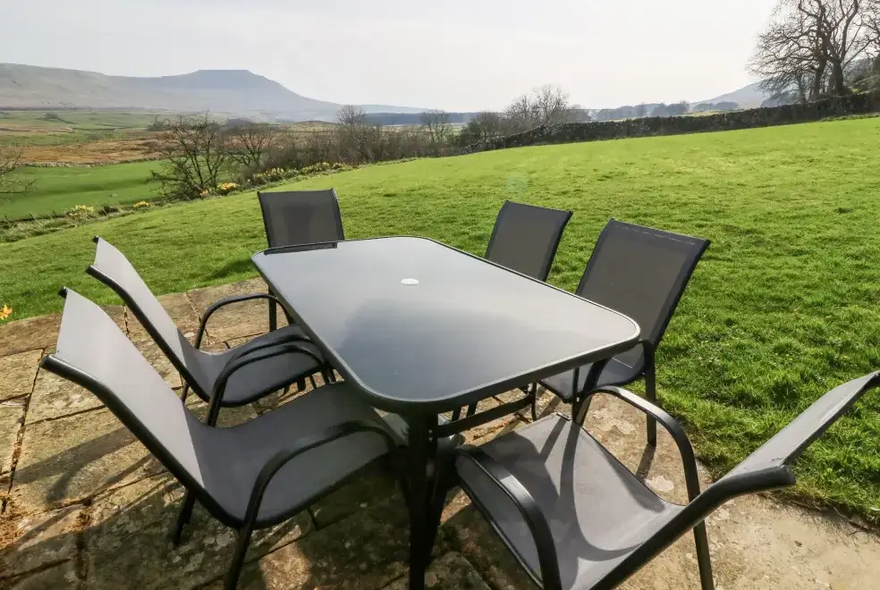 Patio area at Netherscar