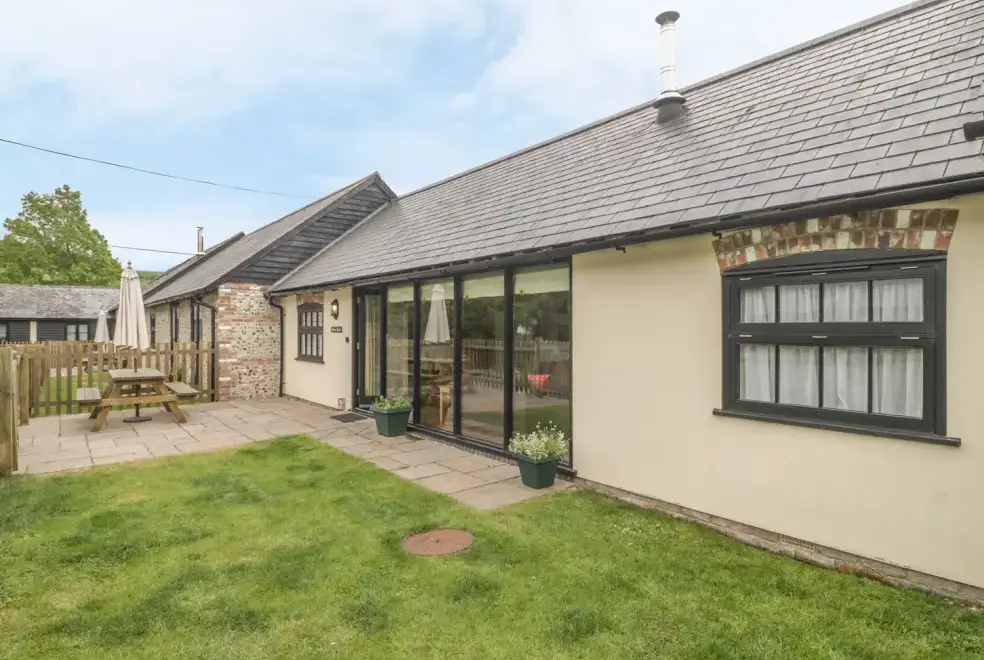 Patio area at New Barn