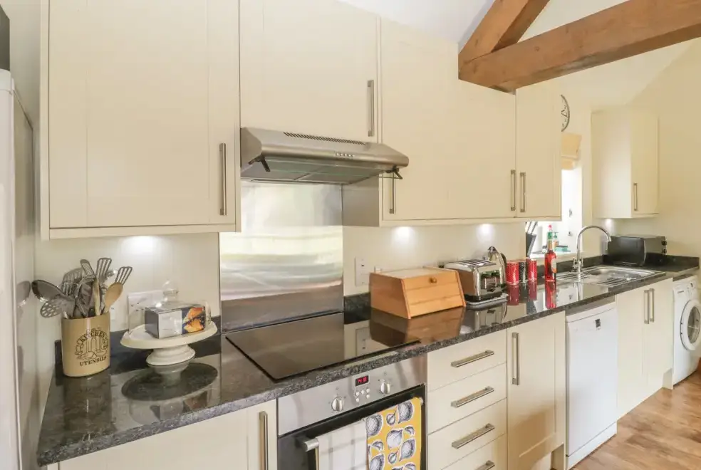 Well equipped kitchen at New Barn