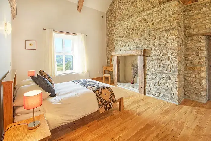 Bedroom at New Hall Farmhouse 