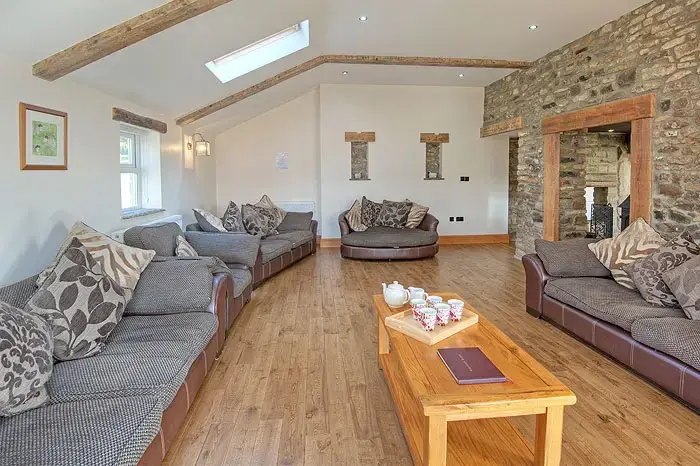 Lounge at New Hall Farmhouse 